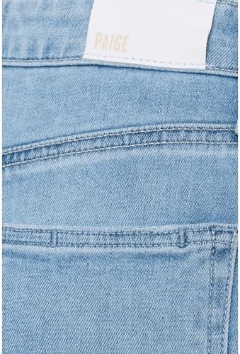 PAIGE Marlow Skimmer Seamed Beltloops Raw Hem in Santorini Sky