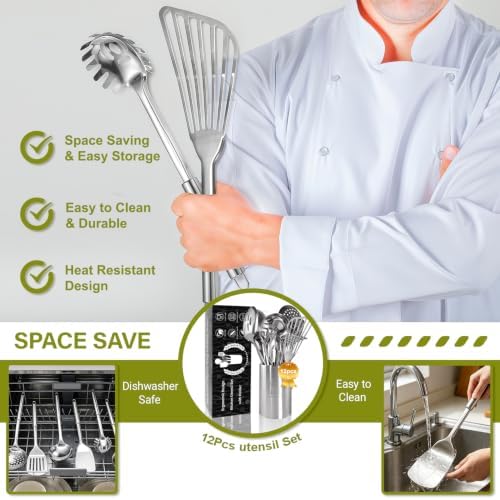 Stainless Steel Kitchen Utensils Set