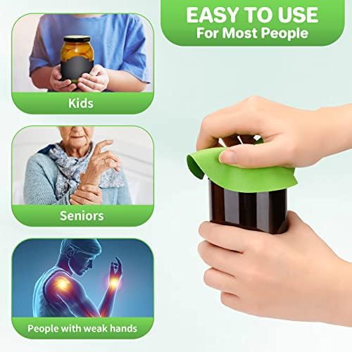 Leezmark 6pcs Jar Opener Gripper Pads, Rubber Jar Grippers Multi-function Jar