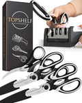 Heavy Duty Kitchen Shears With Sharpener
