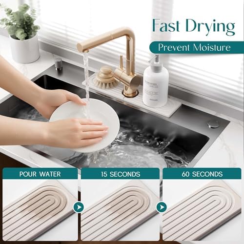 Eormoe Kitchen Sink Faucet Mat