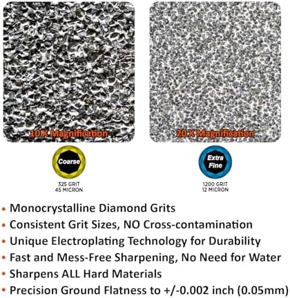 SHARPAL 156N Double-sided Diamond Sharpening Stone, 6 in. x 2.5 in.