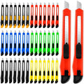 42 Pack Box Cutter Retractable, 9mm Razor Knife, Utility Knife