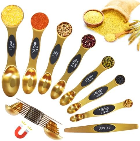 18-Pc Magnetic Measuring Cups and Spoons Set,