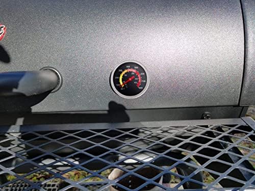 2 pcs BBQ Grill Temperature Gauge, Charcoal Pit Grill Smoker Thermometer Gauge