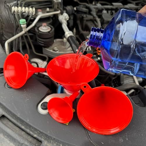 5-Piece Automotive Oil Funnel Set
