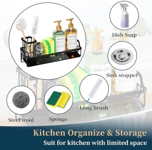 Consumest Sponge Holder for Kitchen Sink