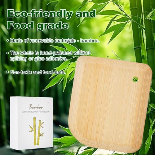 Bamboo Pan Scraper, Pot Scraper, Food Scraper, Kitchen Scraper Tools