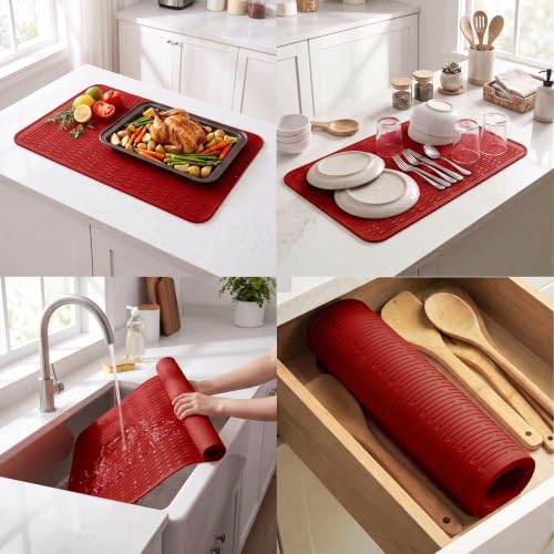 MicoYang Silicone Dish Drying Mat