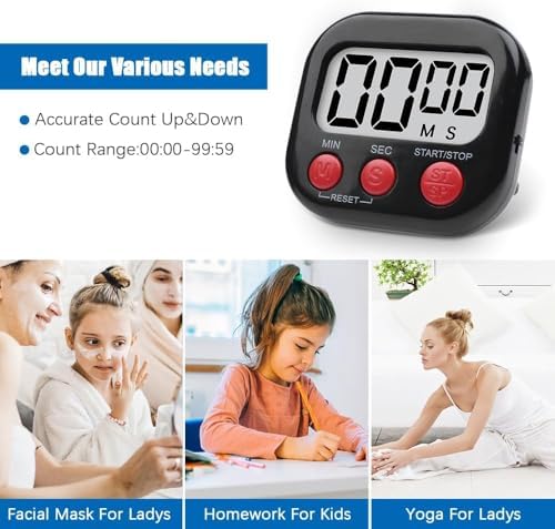 Classroom Timers for Teachers Kids Large Magnetic Digital Timer 2 Pack