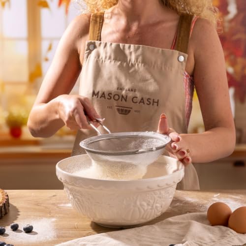 Mason Cash In the Pumpkin Patch S24 Mixing Bowl, 2.15 Qt, Embossed Pumpkin
