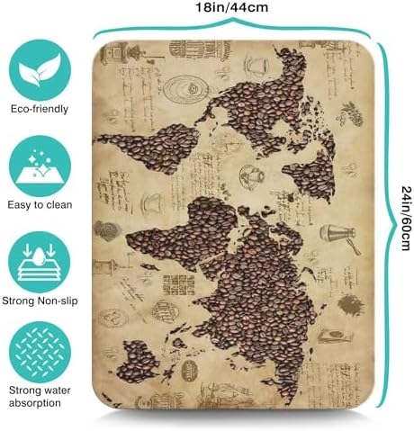 Coffee Bar Mat Accessories for Countertop
