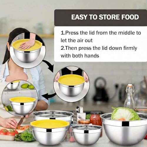 Mixing Bowls with Lids Set