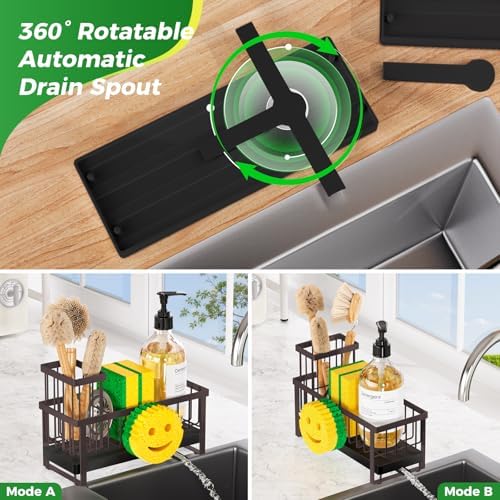 Sponge Holder for Kitchen Sink, Sink Caddy
