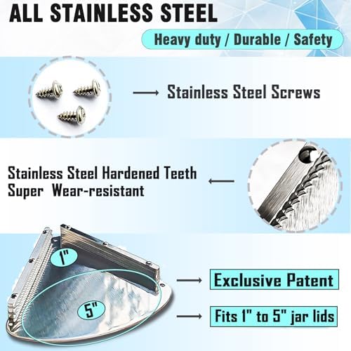 GOLDTREE Latest Stainless Steel Jar Openers