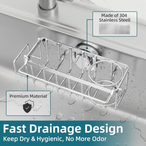TAILI 4-in-1 Sink Caddy for Kitchen Sink