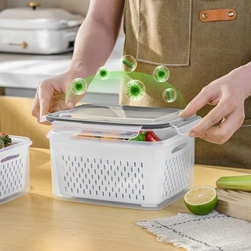 5 PCS Large Fruit storage Containers