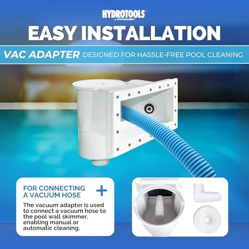 Swimline | Above Ground Pool Wall Skimmer | Thru-Wall | Wide Mouth Leveling