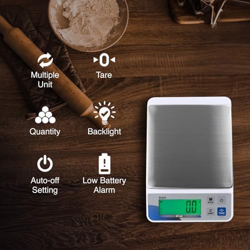 Polit Digital Kitchen Scale, Commercial Grade