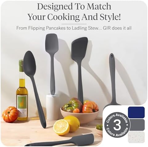 GIR: 10-Piece Silicone Essentials Kitchen Utensils Set – Charcoal