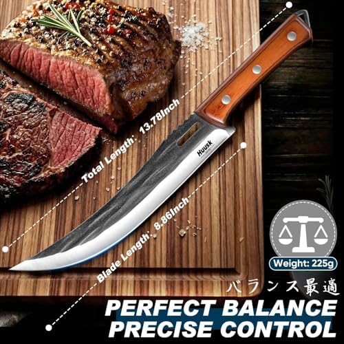 Huusk Japanese High Carbon Steel Carving Knife