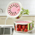 2-Pack Plastic Colander Strainer