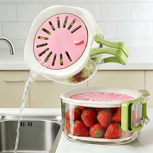2-Pack Plastic Colander Strainer