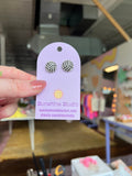 Tiny Volleyball Earrings
