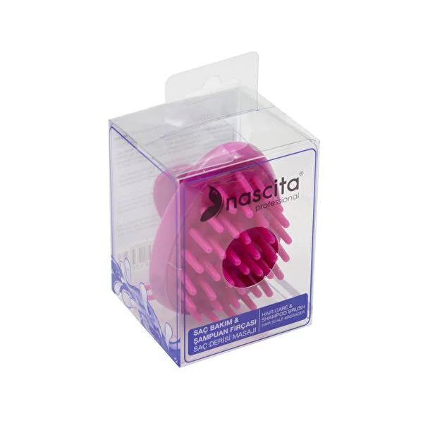 Nascita Hair Care & Shampoo Brush: Gentle Scalp Massage, Ergonomic Grip, For All Hair Types - Wet & Dry Use