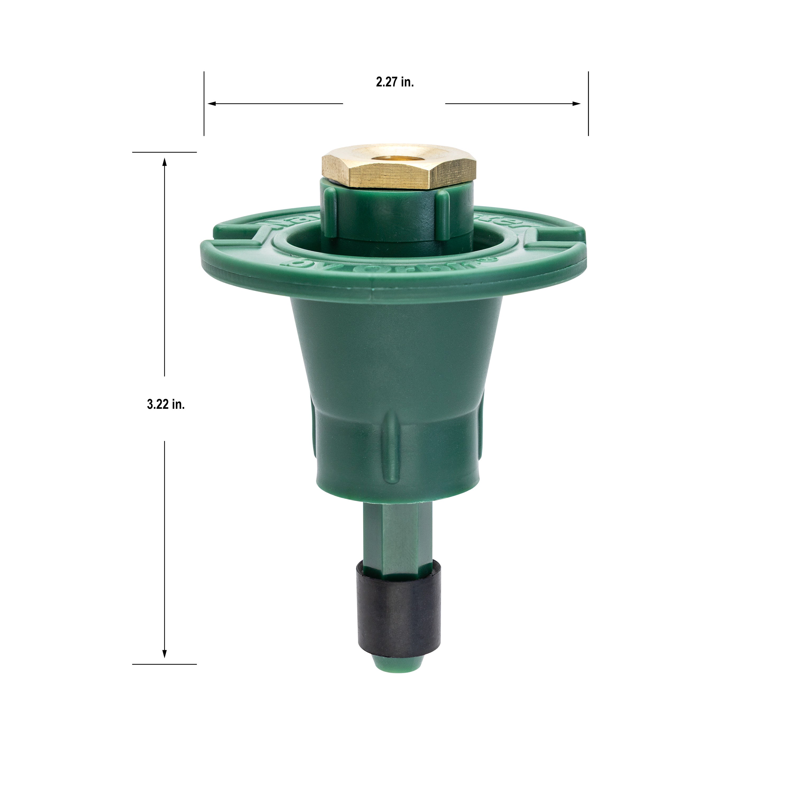 Plastic Pop-Up Flush Head w/Brass Full Pattern Nozzle 54027