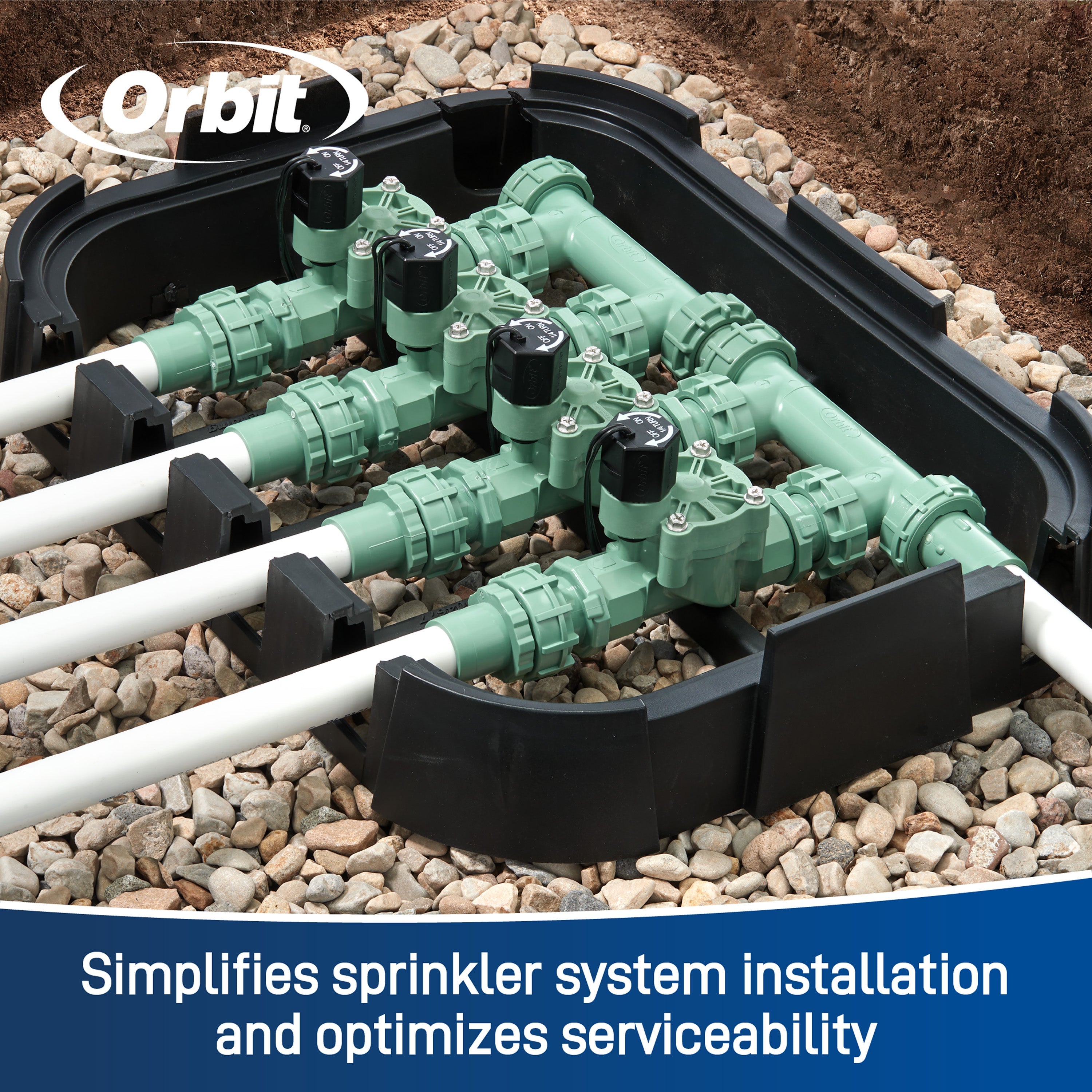 3-Valve Preassembled Manifold with PVC Adapters 57253