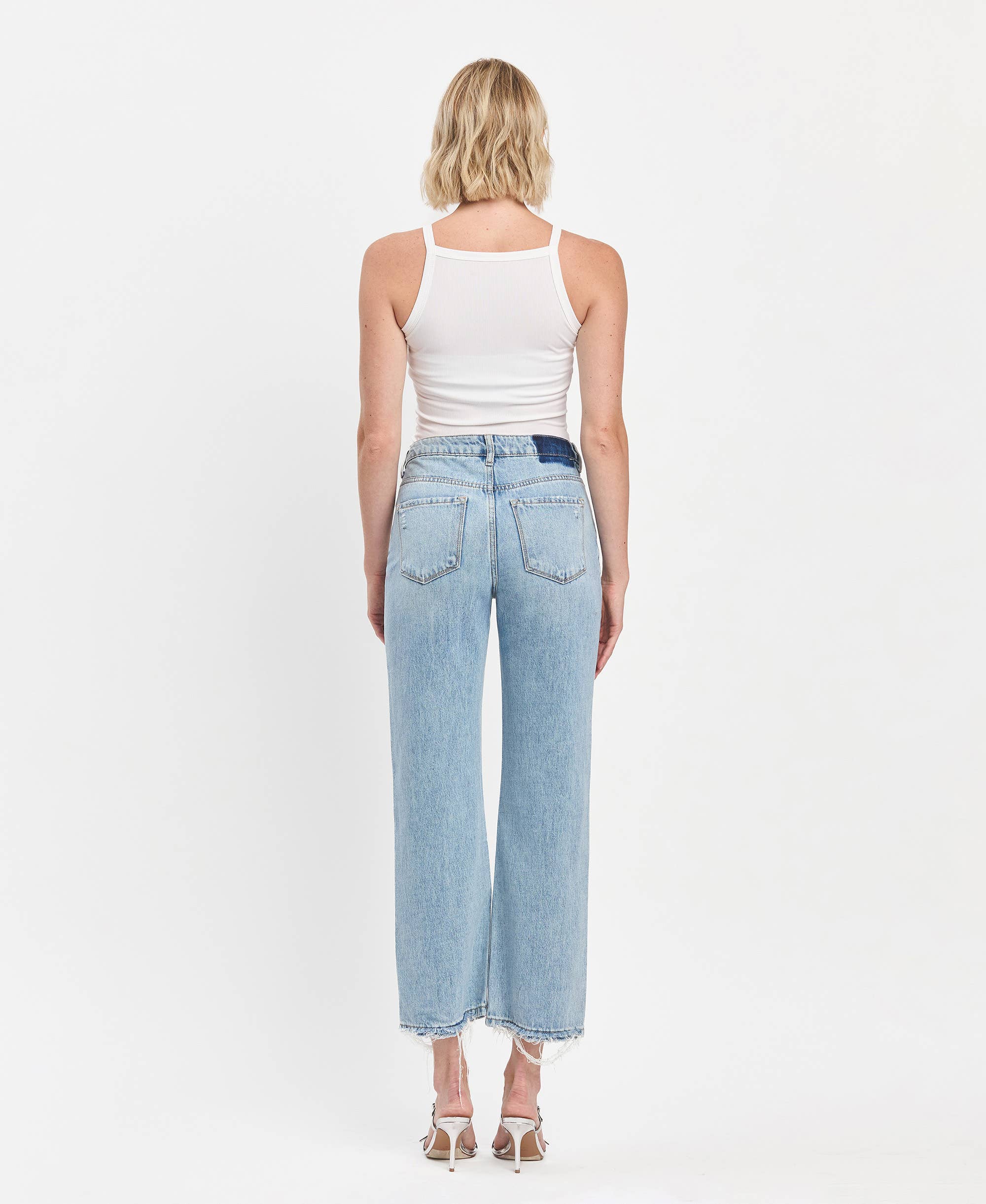 Lina 90's High Rise Ankle Slim Jean