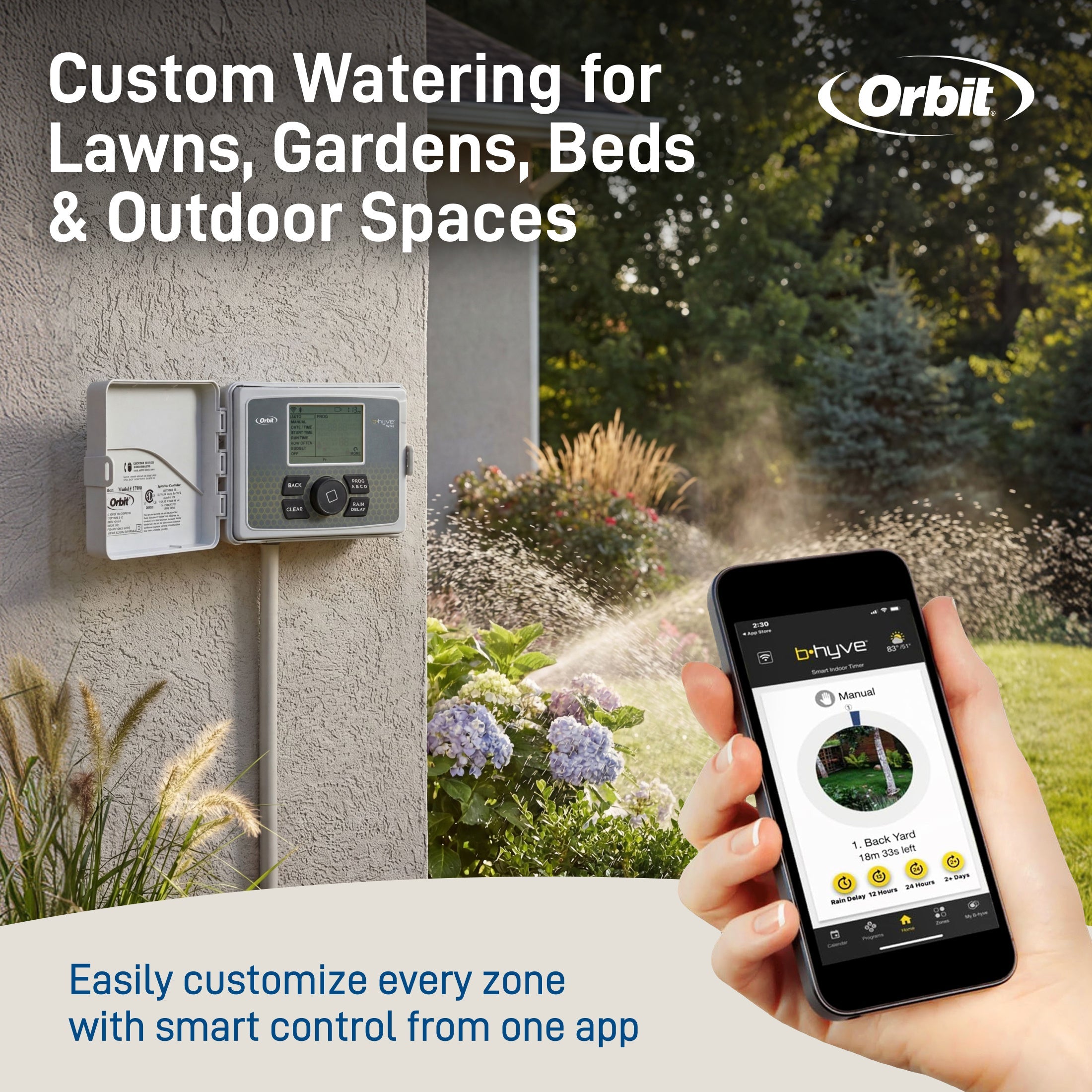 B-hyve 12-Station Indoor/Outdoor Controller 57950