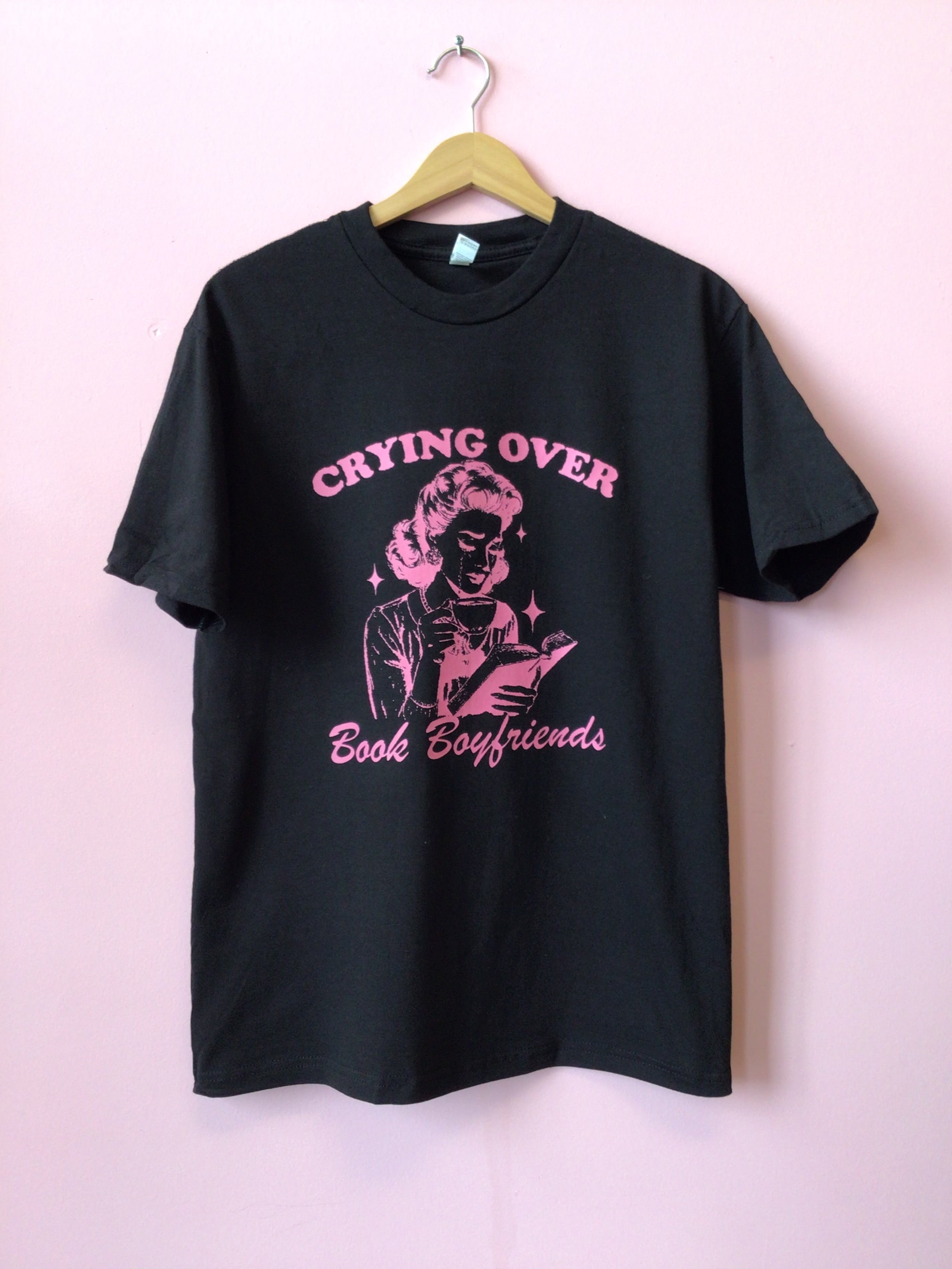 Crying Over Book Boyfriends T-Shirt