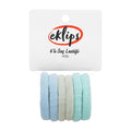 Eklips Green Hair Elastics for Secure Hold 6-Pack