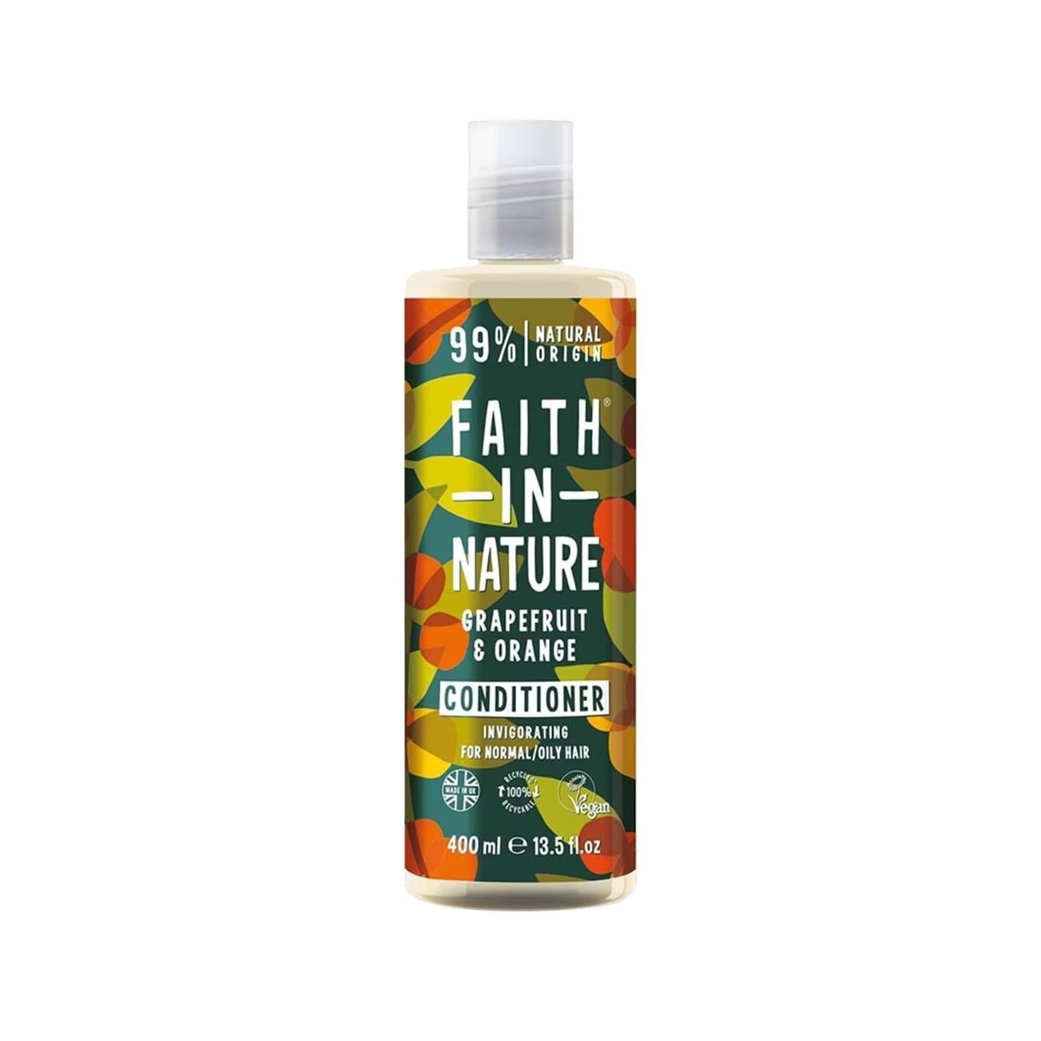 Faith In Nature Grapefruit & Orange Hair Care Conditioner for Dandruff-Prone Hair - 13.53 fl oz, Natural Ingredients, Refreshing Treatment