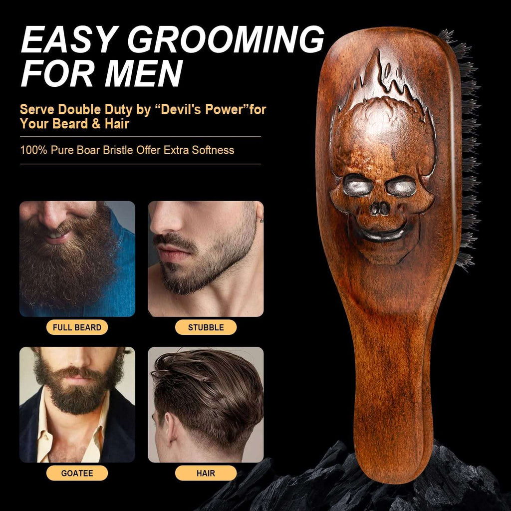 Eagle Fortress Inferno Styler Military Beard and Hair Brush