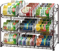 Simple Houseware 3-Tier Stackable Can Organizer Rack Hold 36 Cans