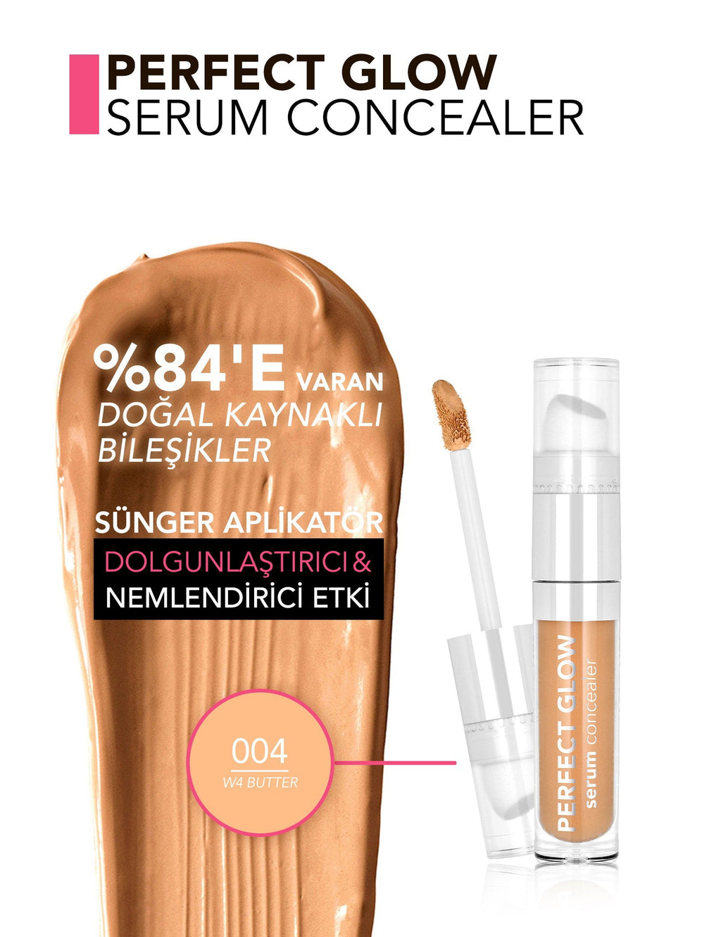 Flormar Perfect Glow Serum Concealer Hydrating Finish 10ml