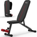 PASYOU Adjustable Weight Bench Full Body Workout Multi-Purpose Foldable Incline Decline Exercise Workout Bench for Home Gym