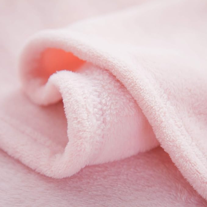 Bedsure Fleece Blankets King Size Pink - Bed Blanket Soft Lightweight Plush Cozy Fuzzy Luxury Microfiber Throws, 108x90 inches