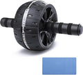 AB Wheel Roller, Exercise Abdominal Wheel Fitness for Gym & Home, Work-out Strength-Training Equipment with Knee Pad
