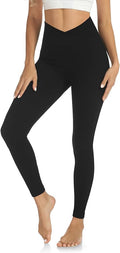 DIBAOLONG Womens High Waist Yoga Pants Cutout Ripped Tummy Control Workout Running Yoga Skinny Leggings