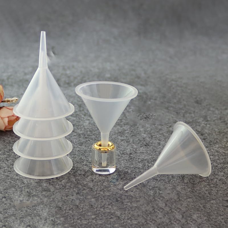 Mini Funnel 10 Pcs Kitchen Use Funnels Small Narrow Neck Plastic Urn Filling