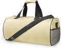 C&F BOGMOST Small Gym Bag for Travel & Duffel - 20 Inch Lightweight Carry On Bag for Men & Women, Mini Duffel Bag,Perfect for Sports, Weekend Trips, and Overnight Stays, Beige