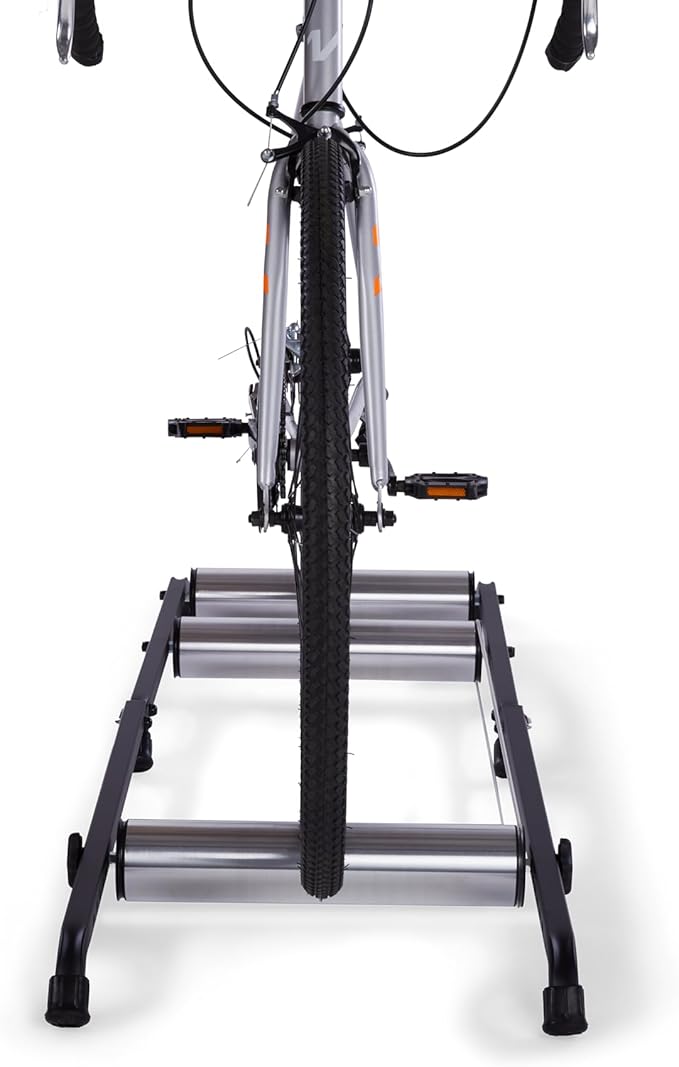 Saris Aluminum Rollers Indoor Bike Resistance Trainer Cycling Exercise Training Enhance Your Balance For Mountain Biking, Racing & Strength Training
