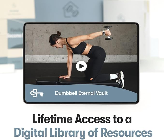 The Dumbbell Home Workout Journal. 13 Week Program. Fitness Planner/Workout Book that Only Requires Dumbbells. Workout Journal for Women & Men.