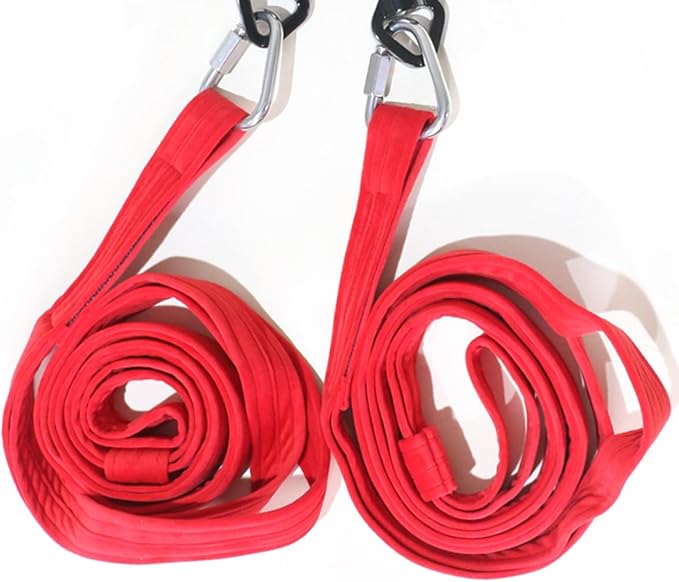 6.6ft 2m Aerial Loops Aerial Straps Ropes Aerial Acrobatics Body Loop Trapeze Circus Apparatuses Equipment Yoga Straps 1 pairs