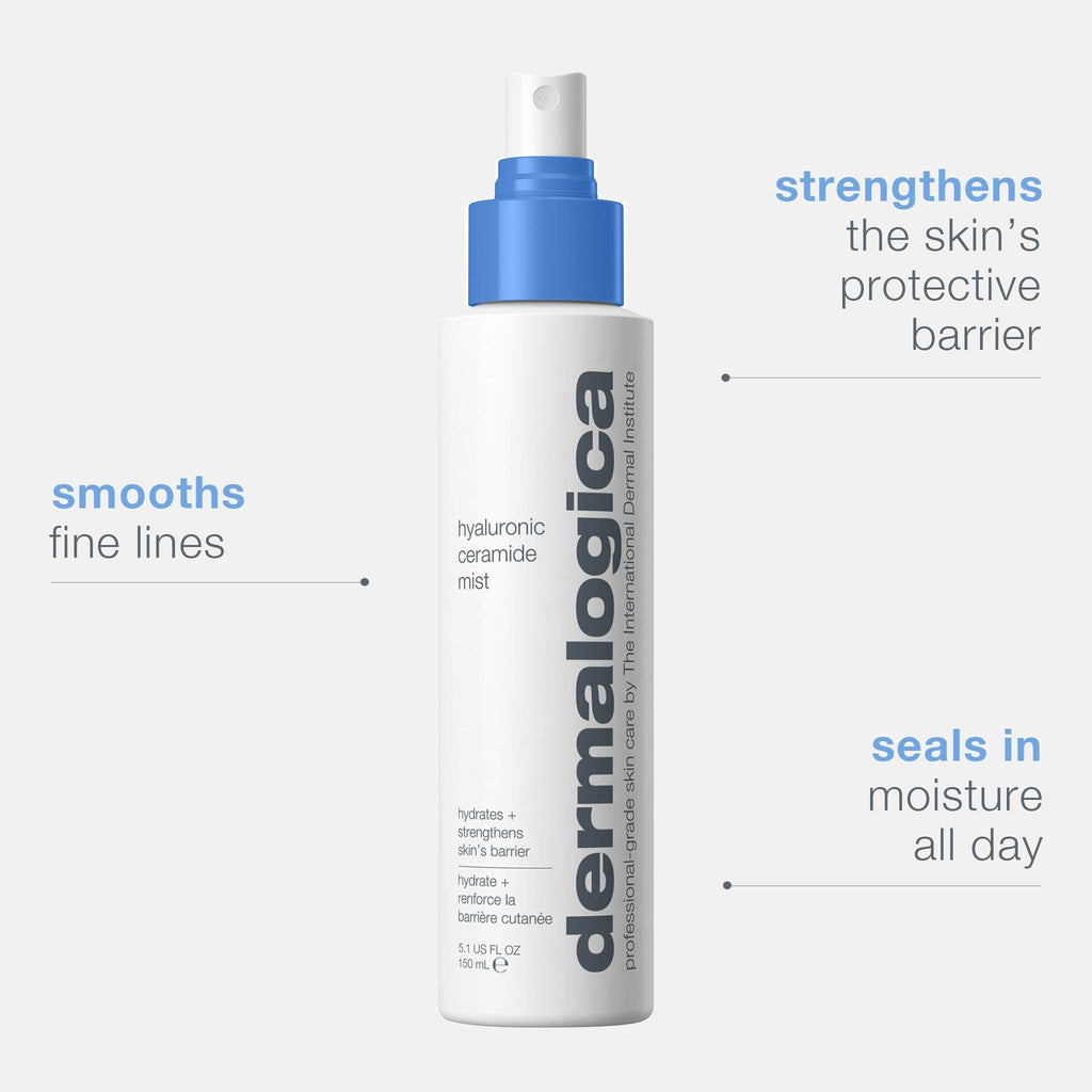 Dermalogica Hyaluronic Ceramide Mist - Hydrating Face Spray with Hyaluronic Acid & Ceramide for Dry, Sensitive Skin