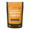 Mushrooms Coffee 14 in 1-60 Servings, Arabica Coffee with Lion's Mane, Reishi, Maitake, Turkey Tail, Chaga Fruiting Body Extract, 30% Beta-Glucan for Focus & Gut Health Support, 5.9oz